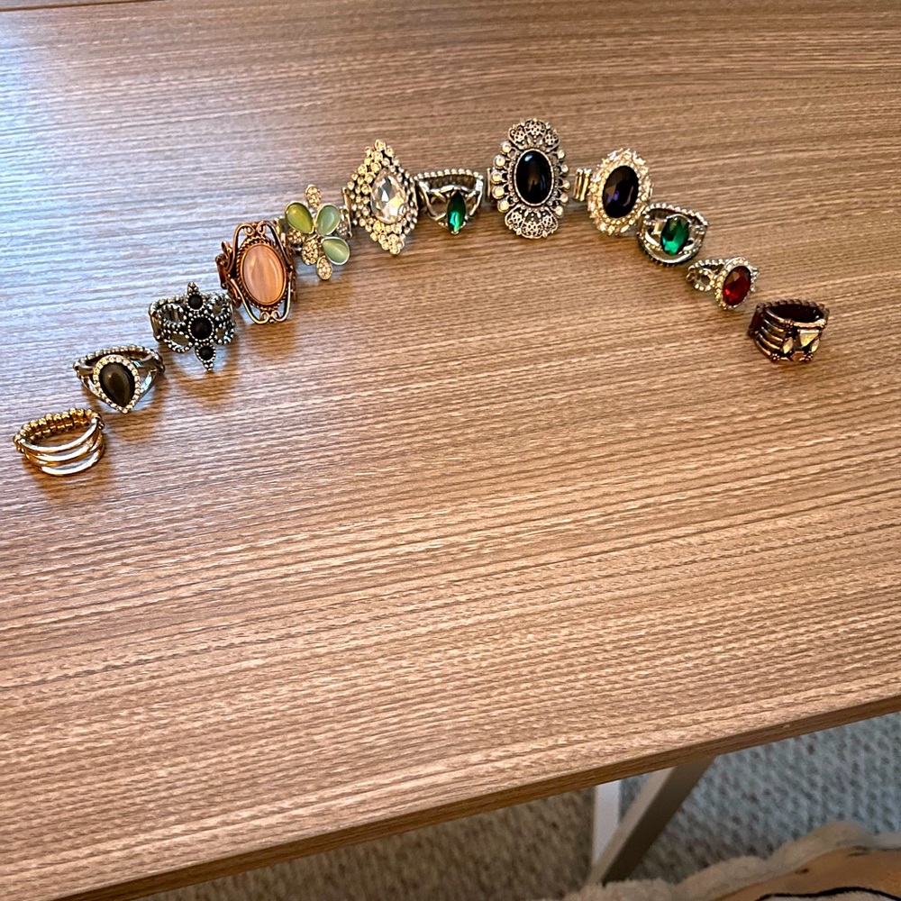 Lot of paparazzi/costume rings